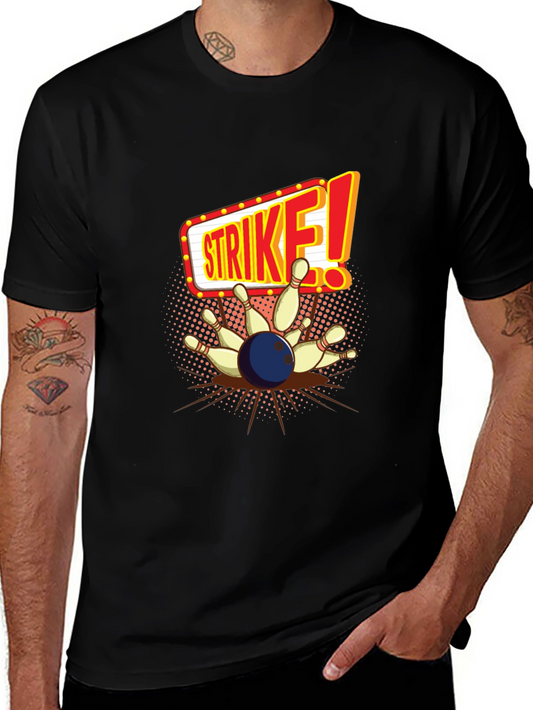 Strike Bowling T-Shirt - Perfect for Bowling Alleys!