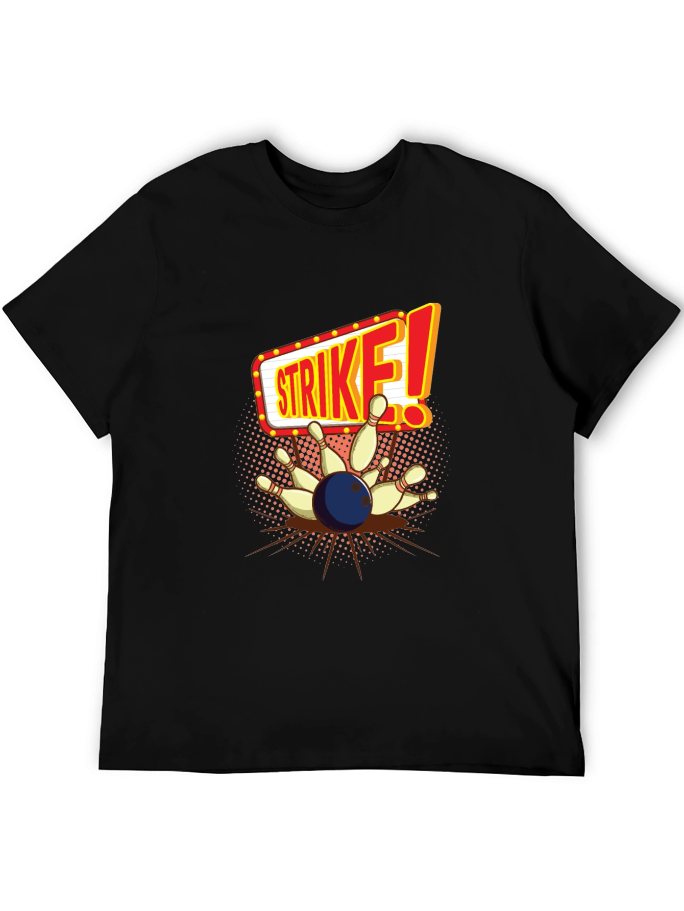 Strike Bowling T-Shirt - Perfect for Bowling Alleys!