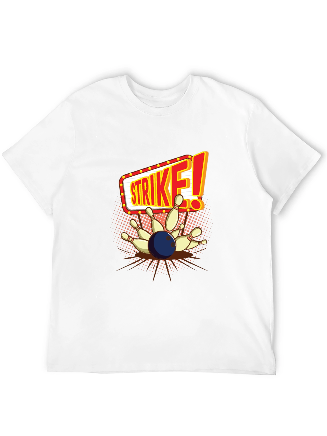Strike Bowling T-Shirt - Perfect for Bowling Alleys!