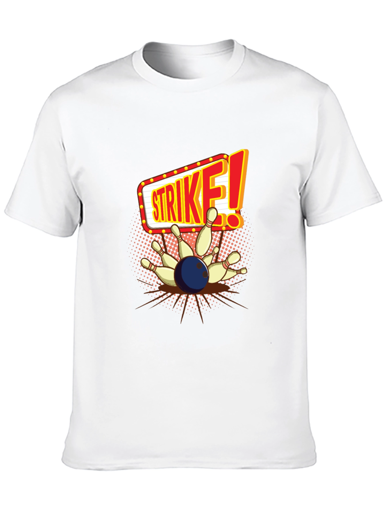 Strike Bowling T-Shirt - Perfect for Bowling Alleys!