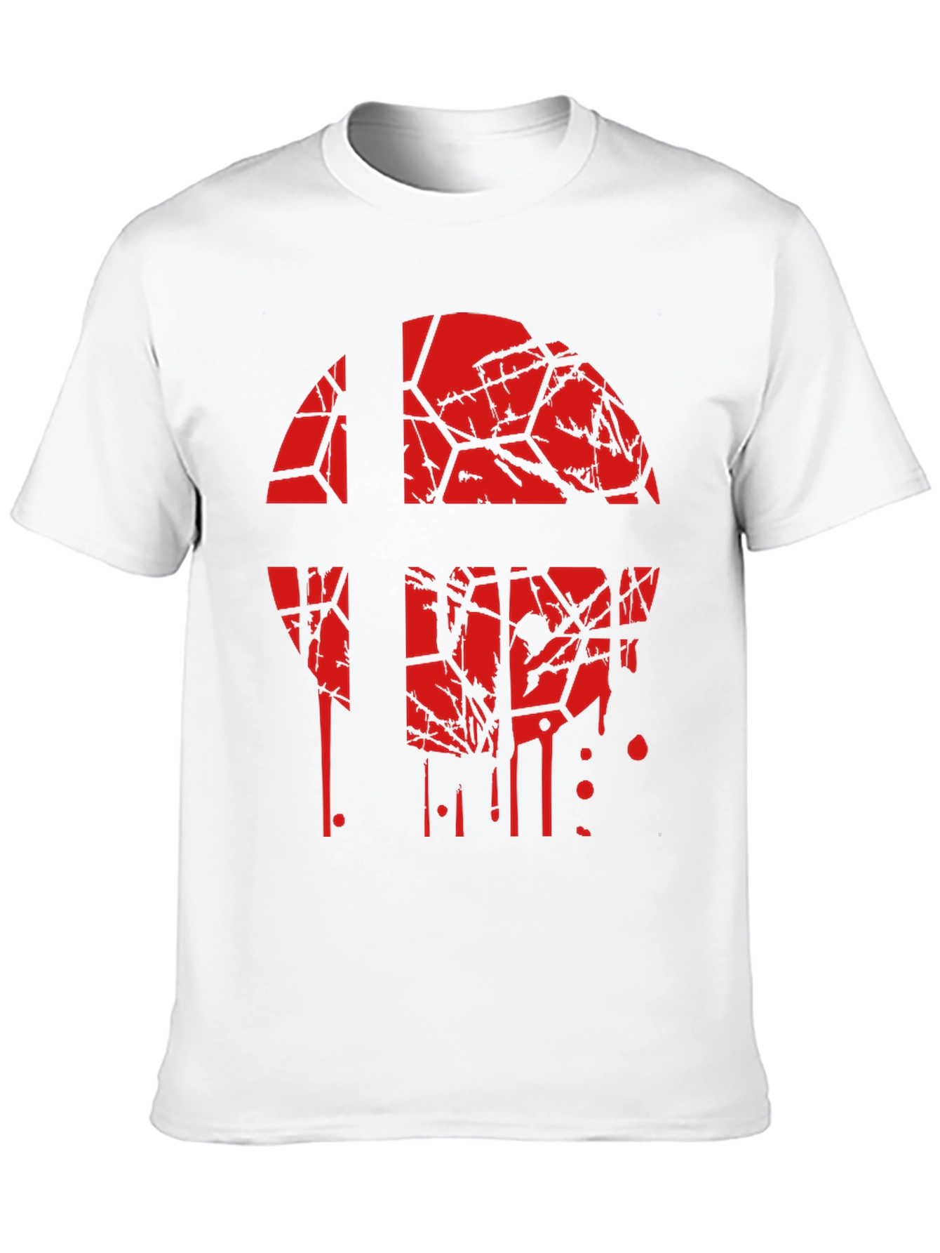 Smash Bros Shattered Logo Black T-Shirt