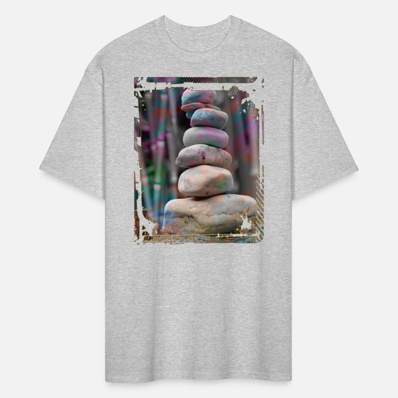 Japan Zen Buddhism Balancing Stones Rocks Bamboo