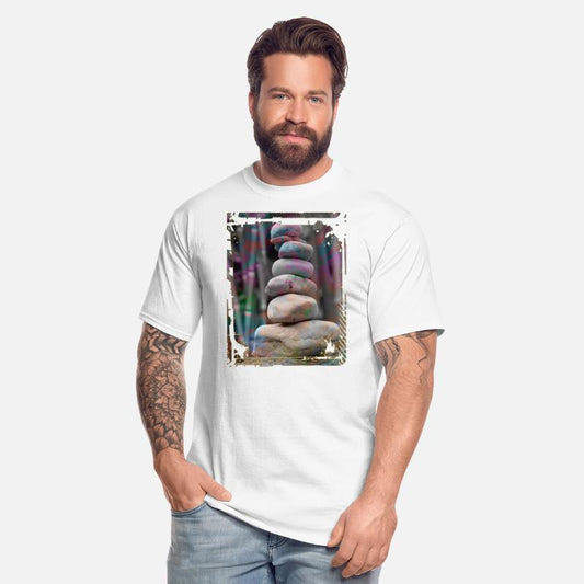 Japan Zen Buddhism Balancing Stones Rocks Bamboo