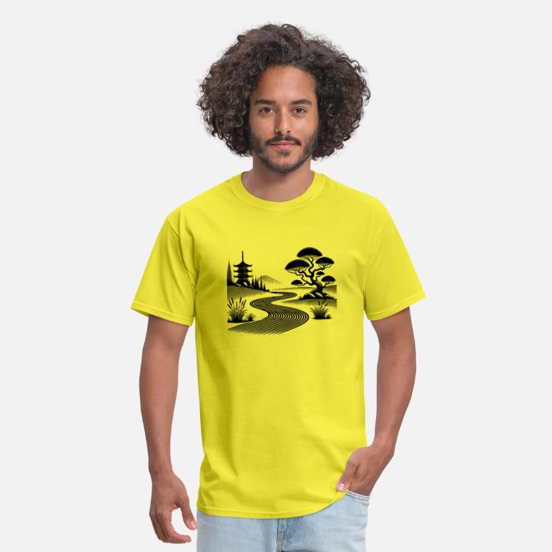 Japanese Temple Path Of Meditative Balance