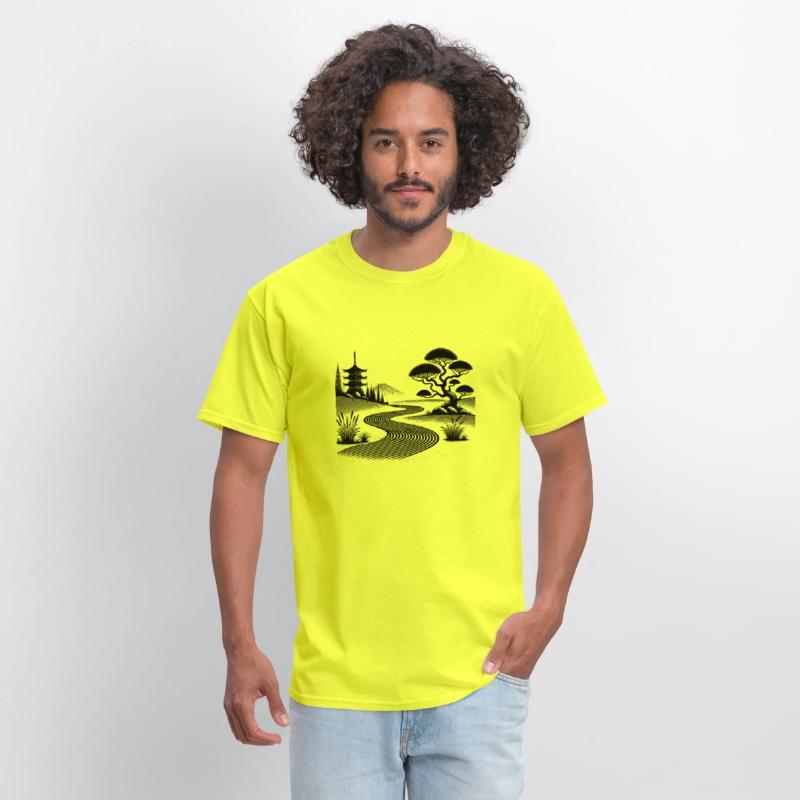 Japanese Temple Path Of Meditative Balance