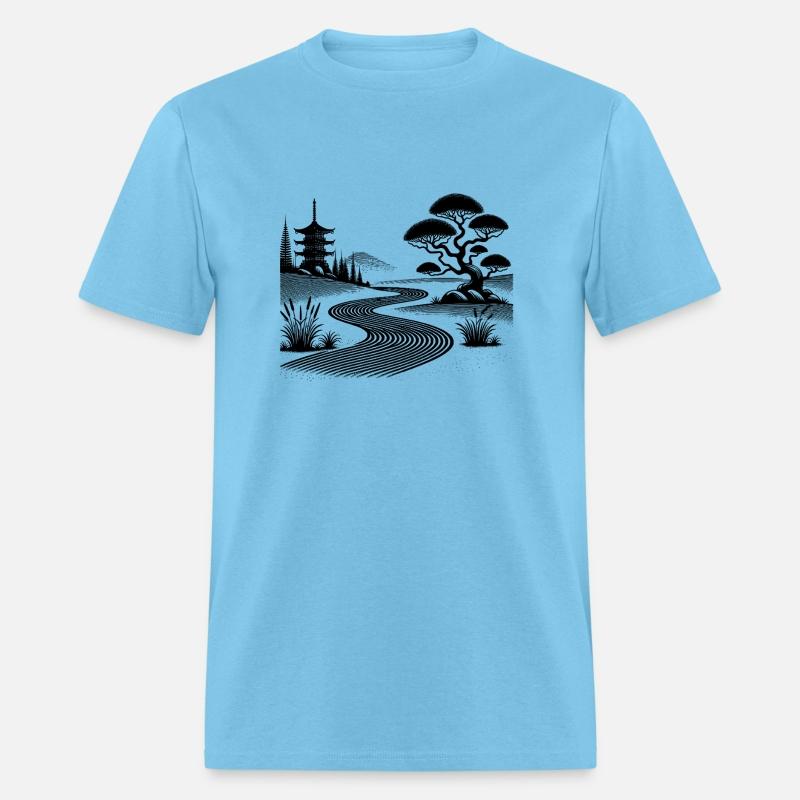 Japanese Temple Path Of Meditative Balance