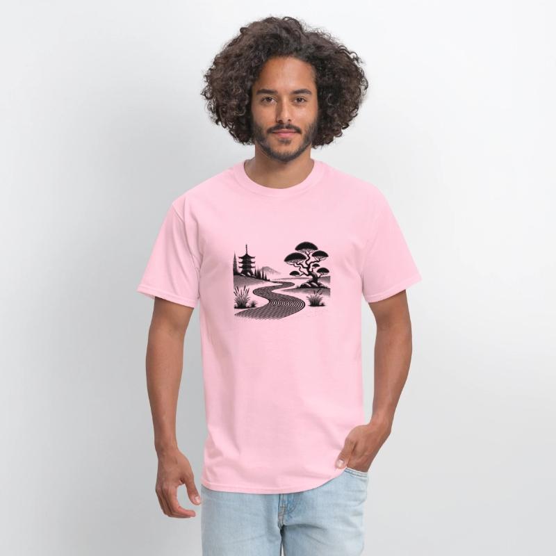 Japanese Temple Path Of Meditative Balance