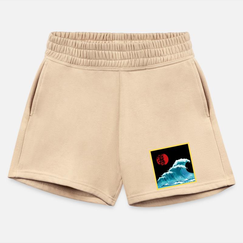 Japanese Wave under the Red Sun