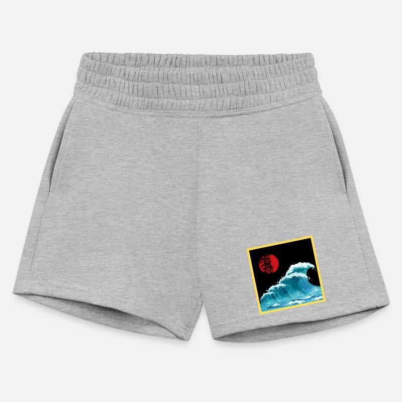 Japanese Wave under the Red Sun