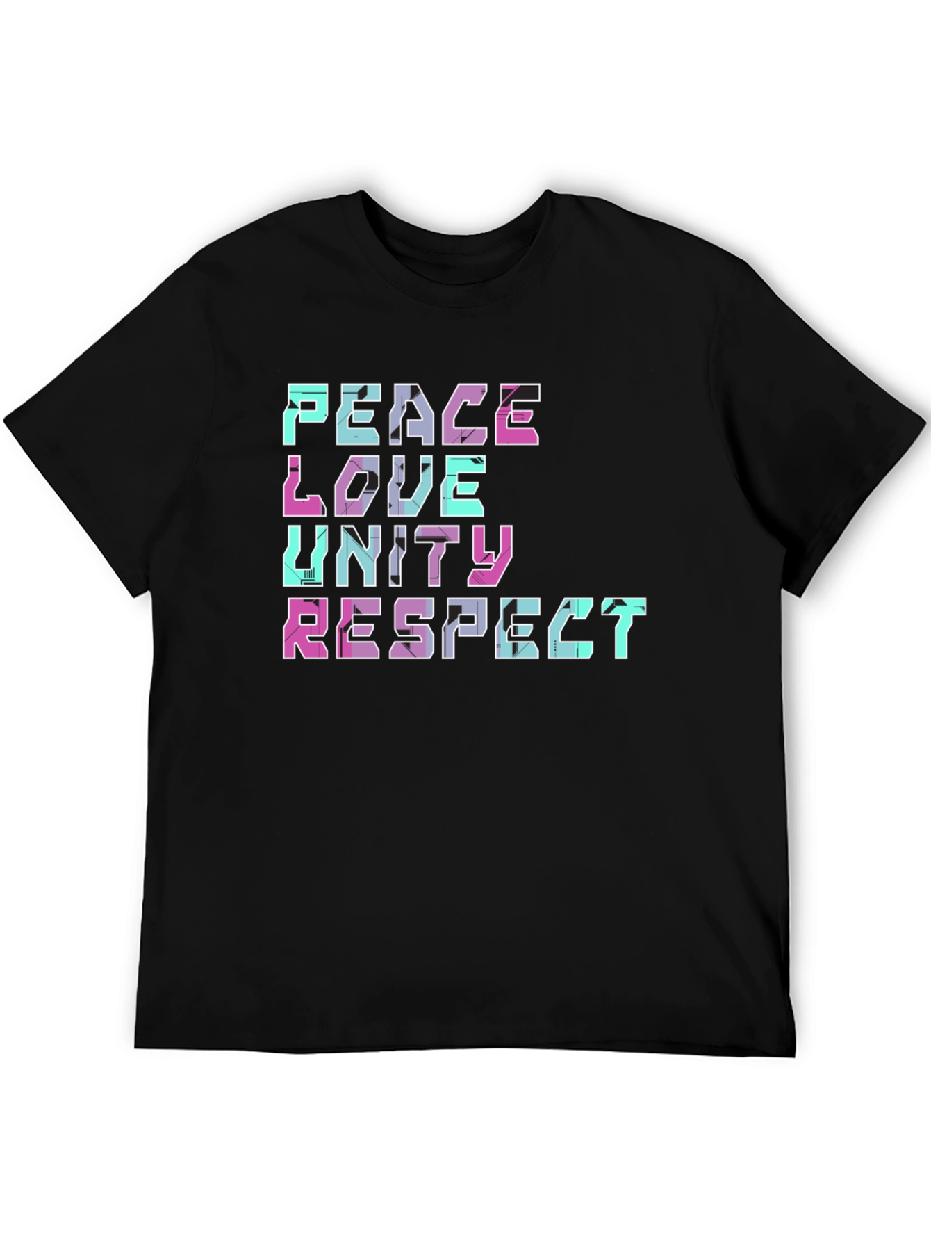 Peace Love Unity Respect Graphic T-Shirt