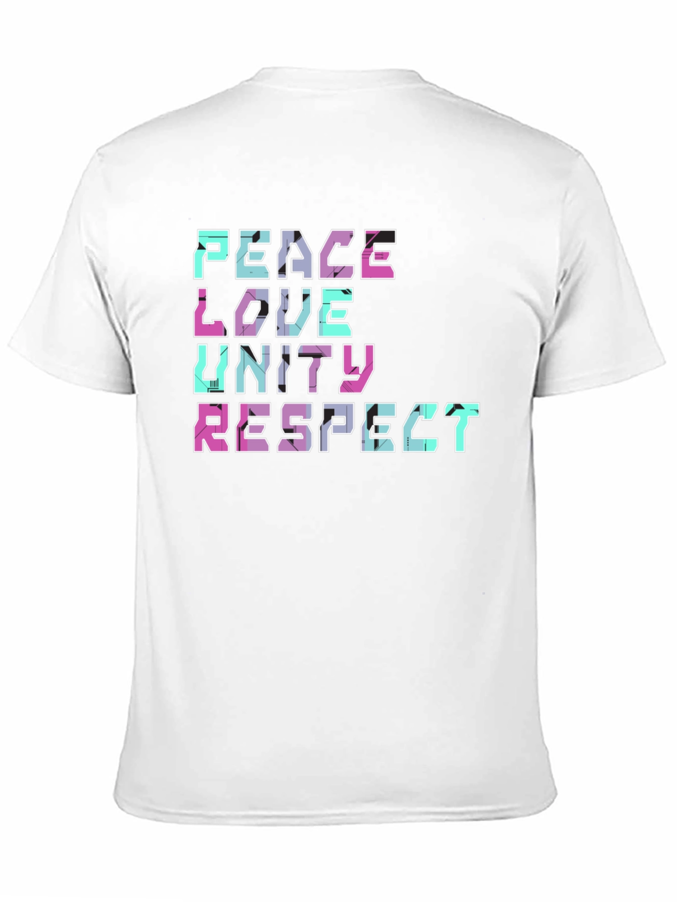 Peace Love Unity Respect Graphic T-Shirt