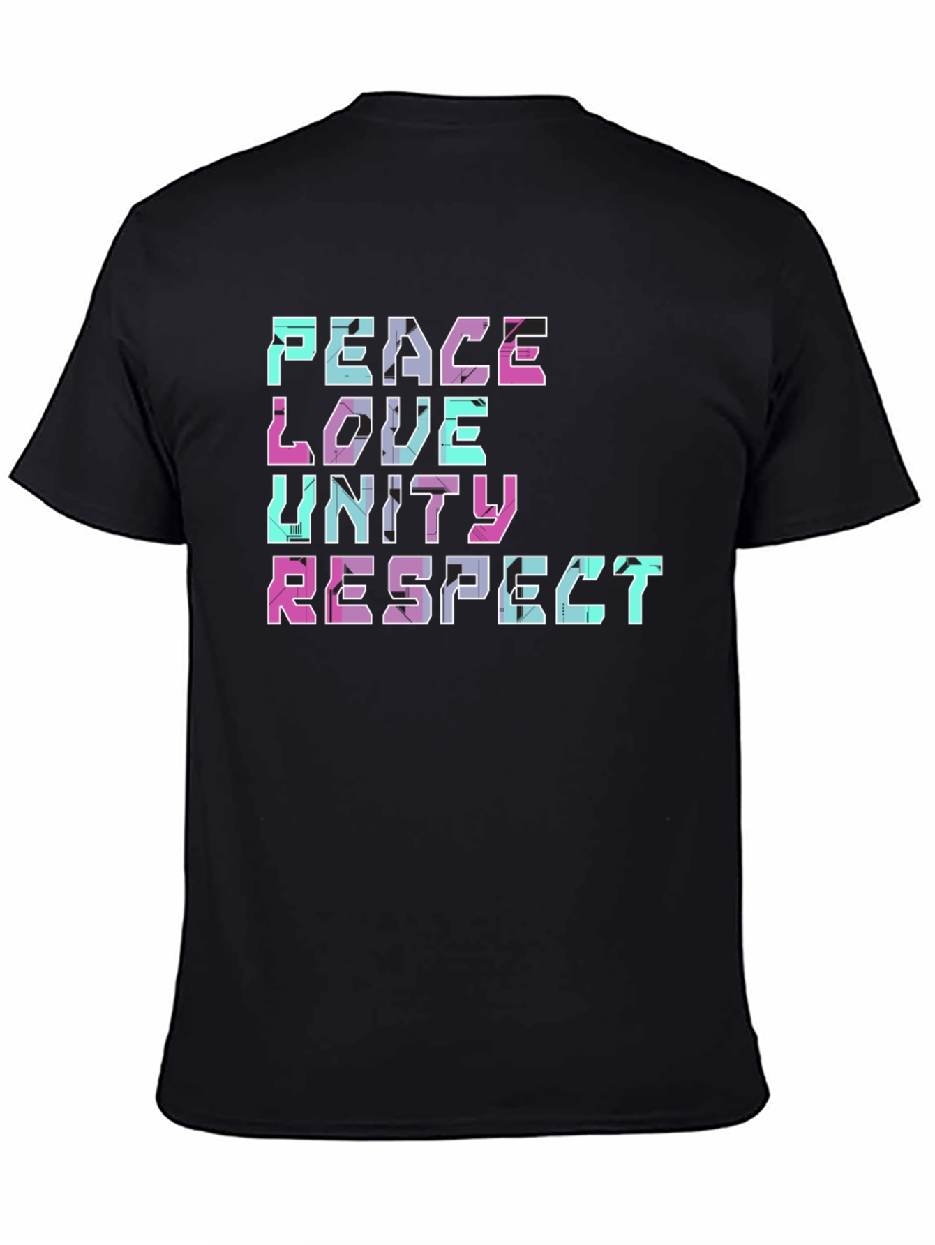 Peace Love Unity Respect Graphic T-Shirt