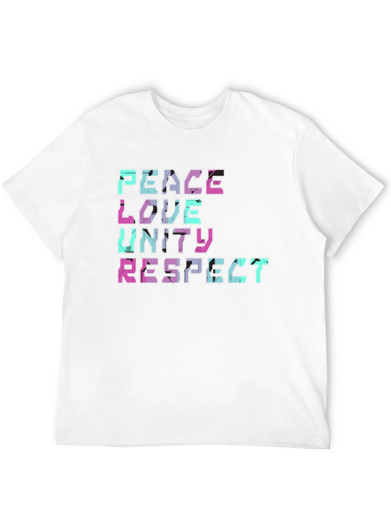 Peace Love Unity Respect Graphic T-Shirt