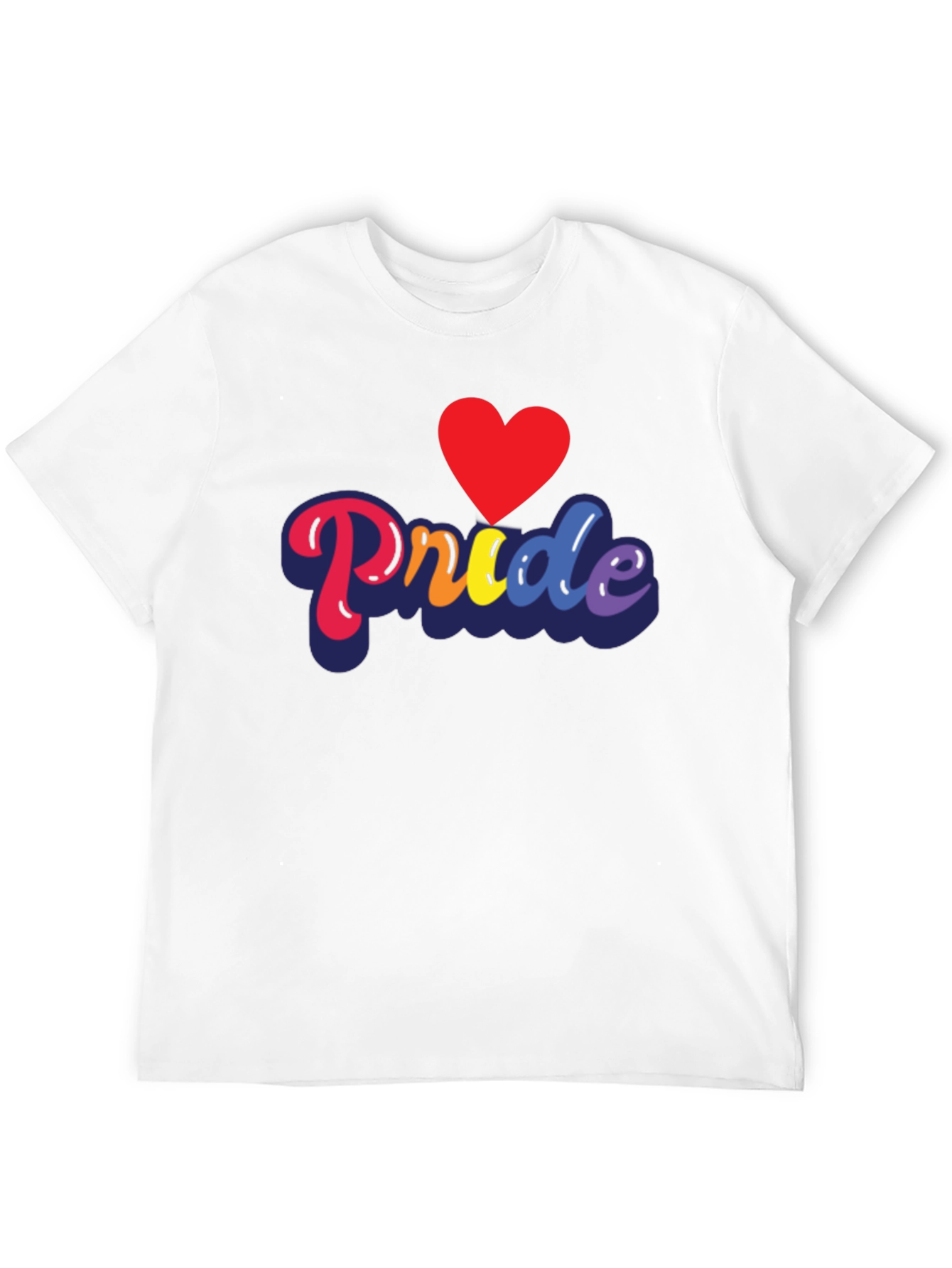 Pride Love Heart Graphic Tee