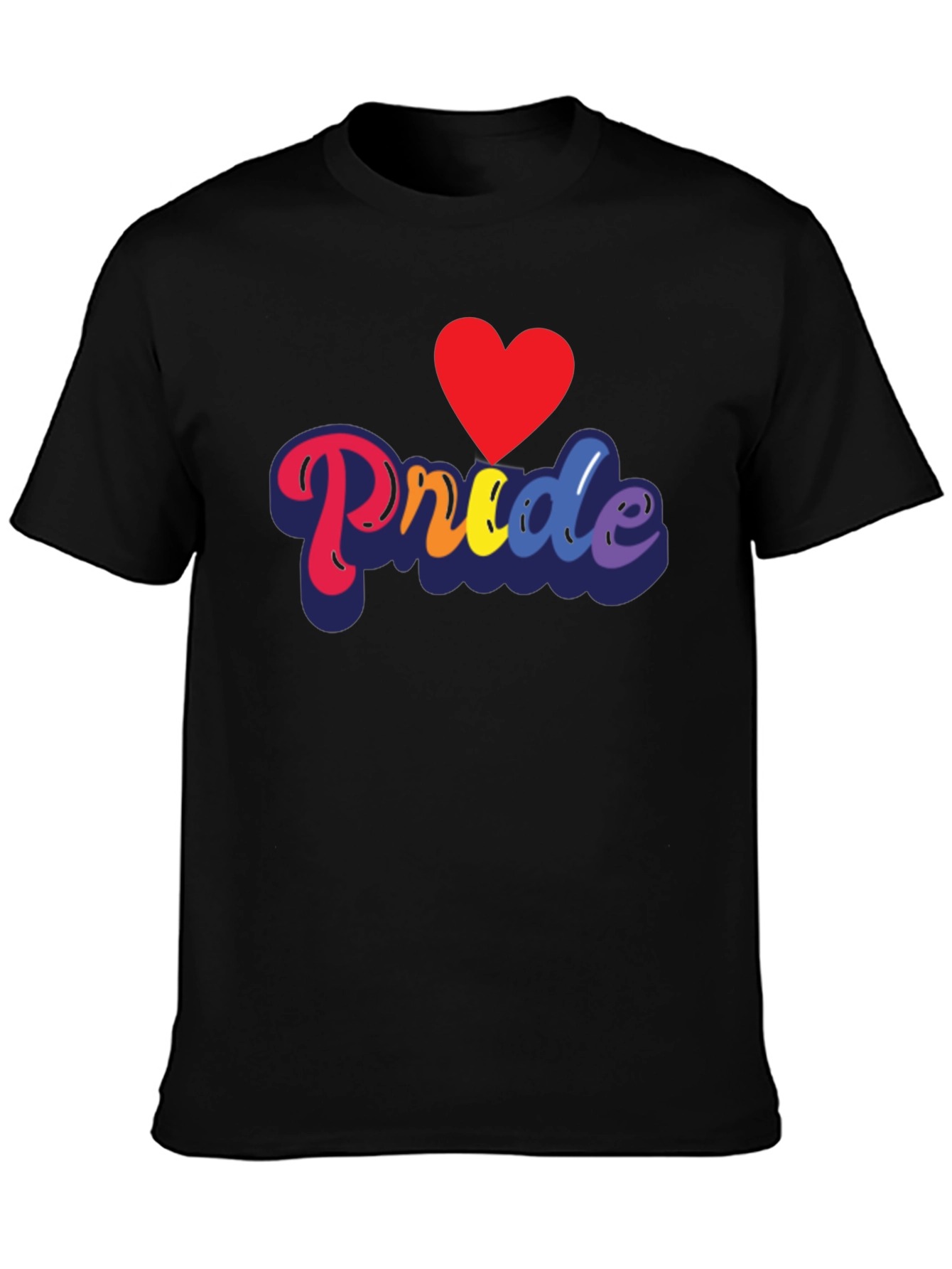 Pride Love Heart Graphic Tee