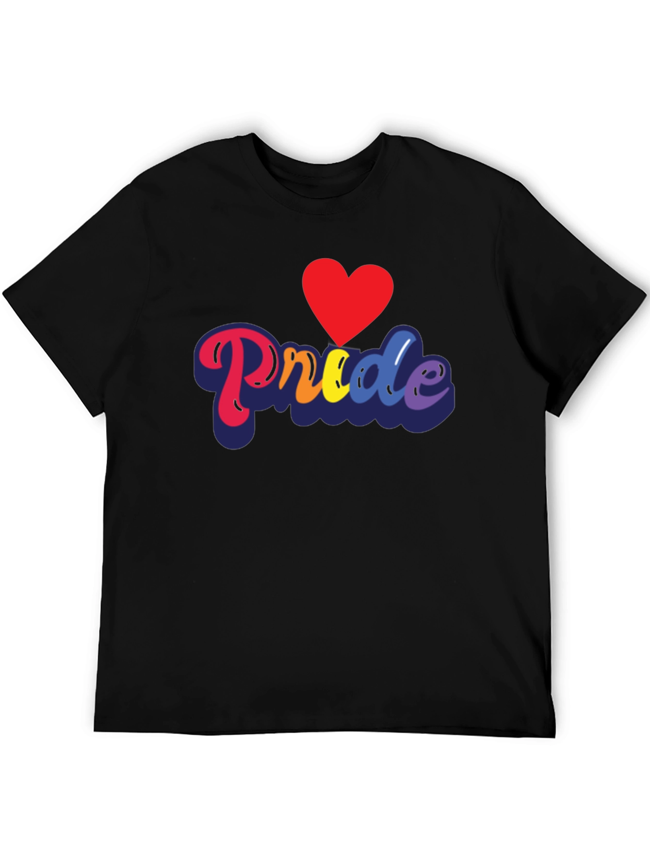 Pride Love Heart Graphic Tee