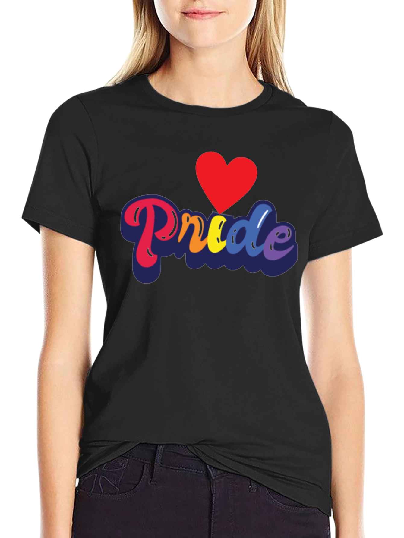 Pride Love Heart Graphic Tee