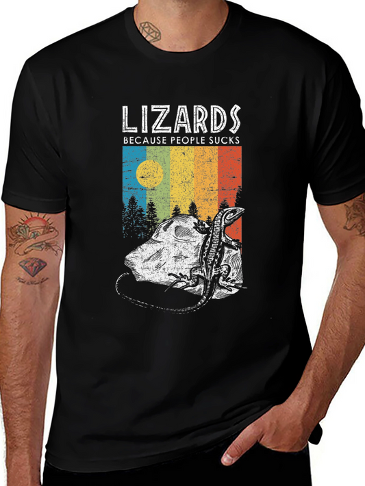 Lizards Because People Suck T-Shirt