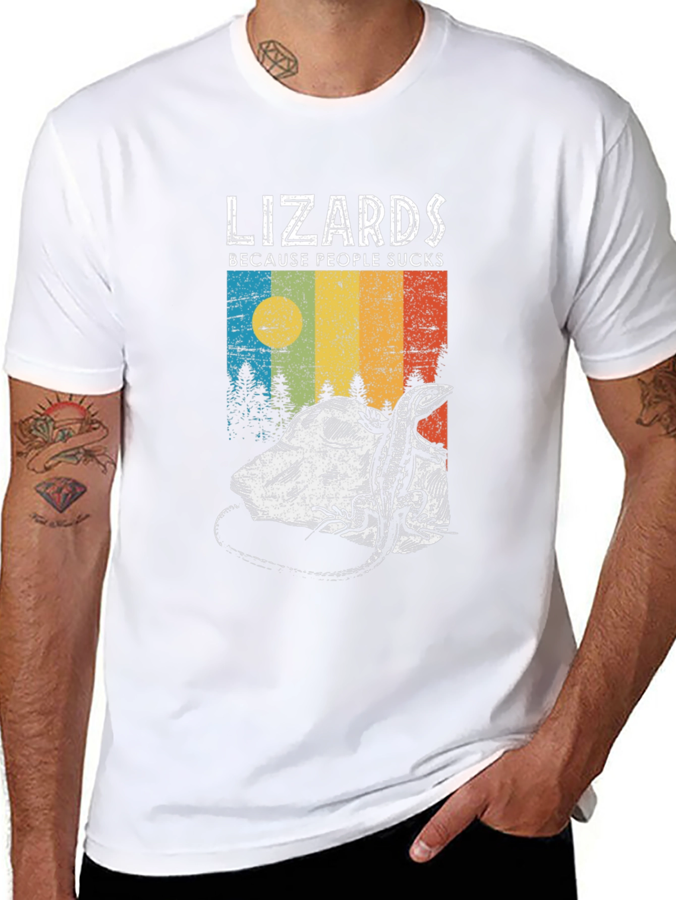 Lizards Because People Suck T-Shirt