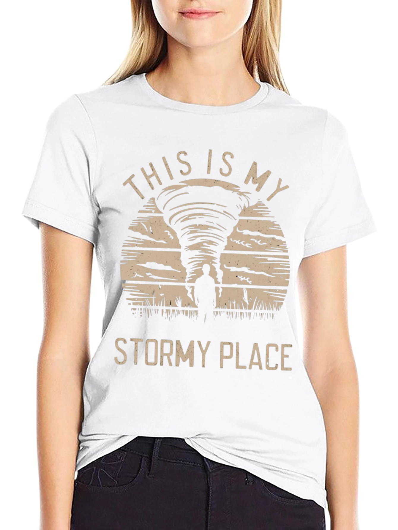 Stormy Place Graphic Tee - Tornado Design