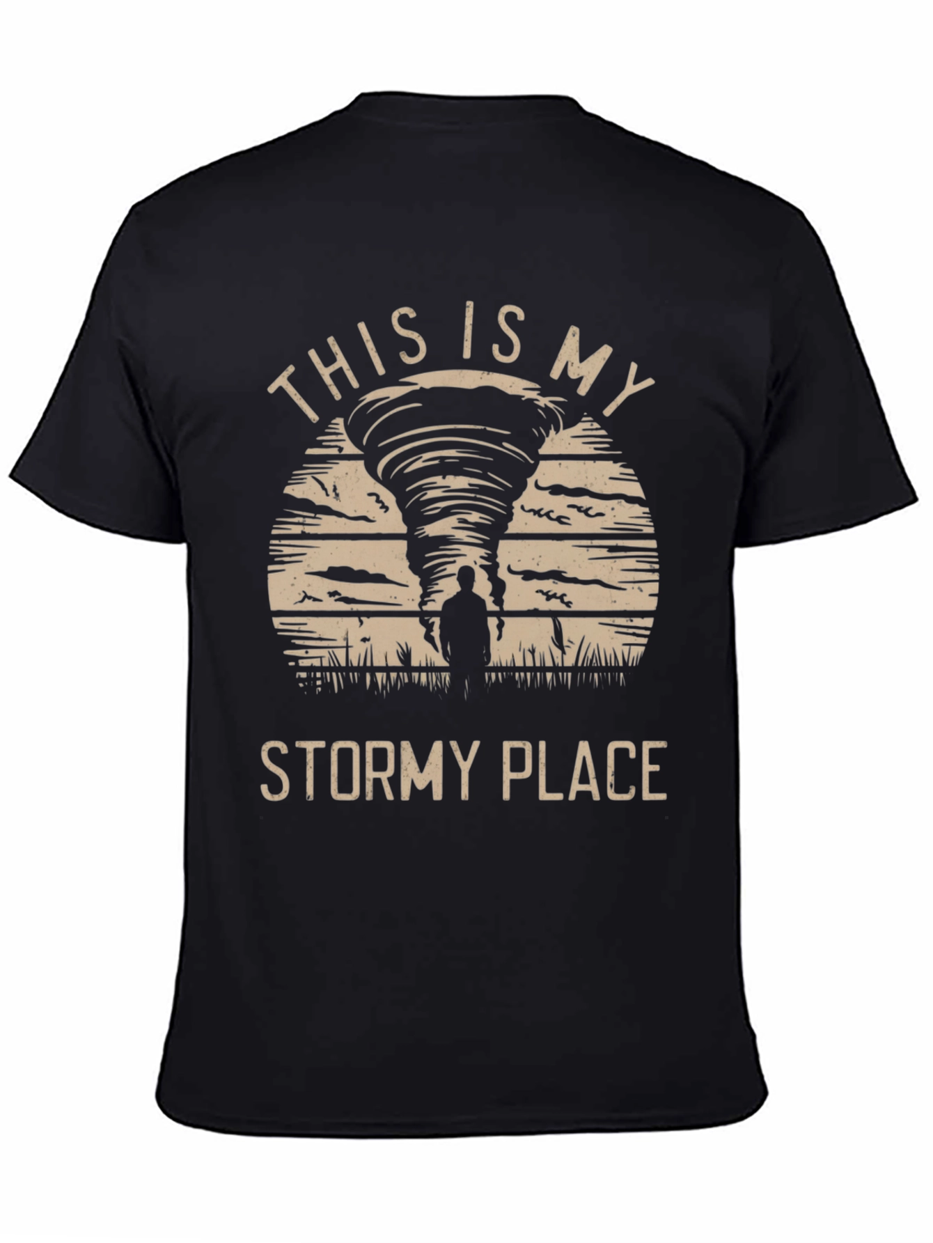 Stormy Place Graphic Tee - Tornado Design