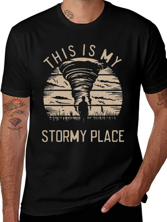 Stormy Place Graphic Tee - Tornado Design