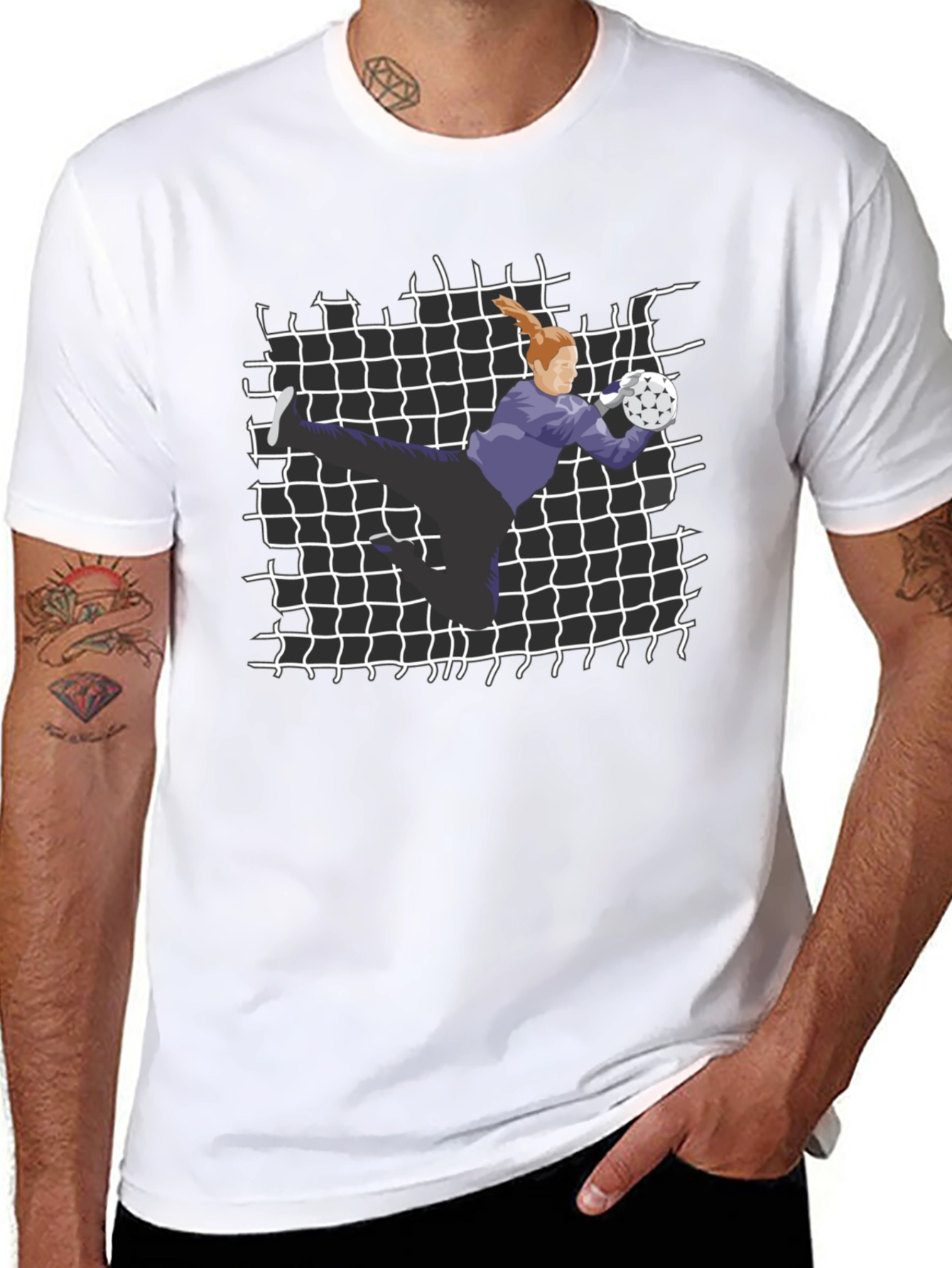 Soccer Goalie Graphic Tee