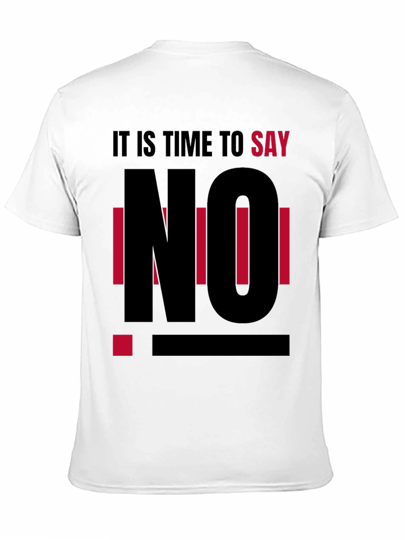 Say No T-Shirt - Black Graphic Tee
