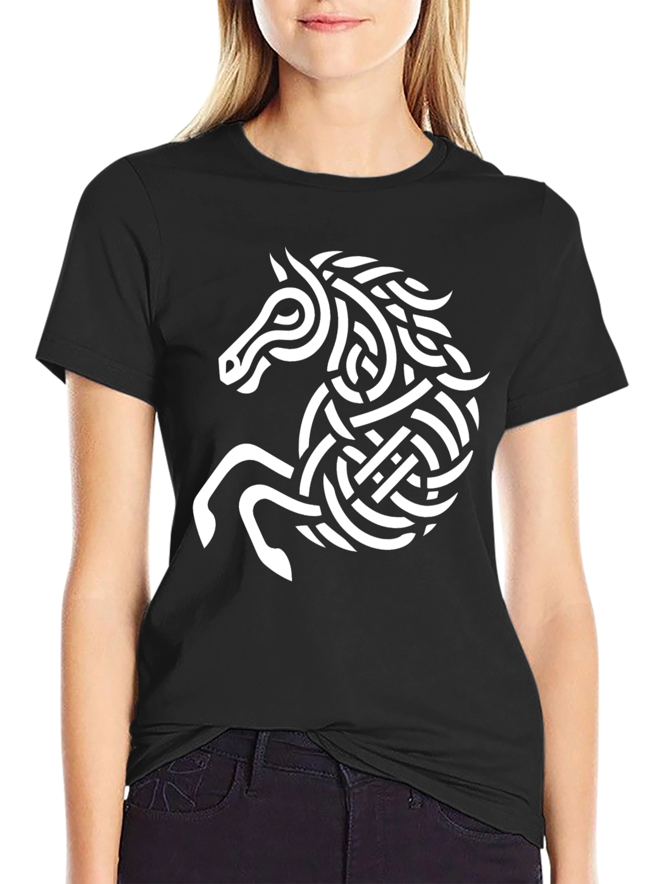 Celtic Knot Horse Graphic T-Shirt
