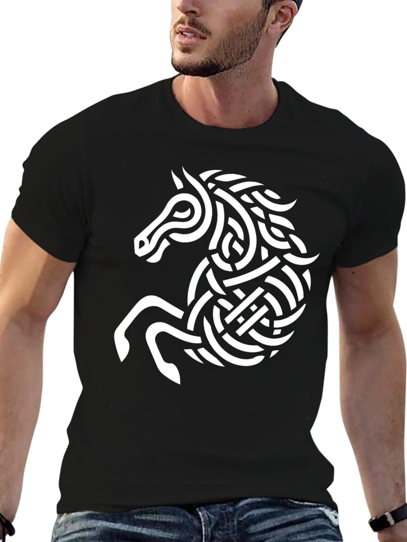 Celtic Knot Horse Graphic T-Shirt