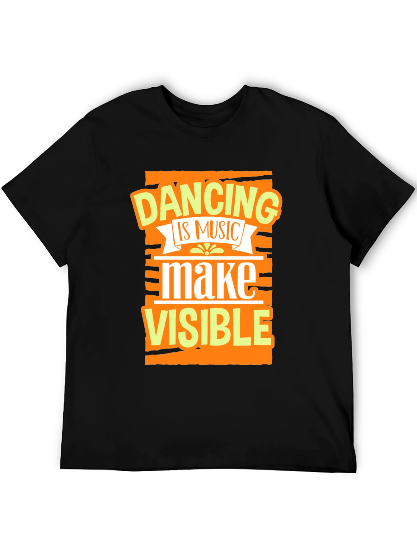 Dancing is Music T-Shirt - Black Graphic Tee