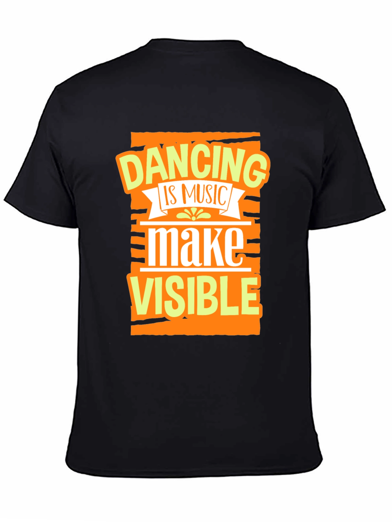 Dancing is Music T-Shirt - Black Graphic Tee