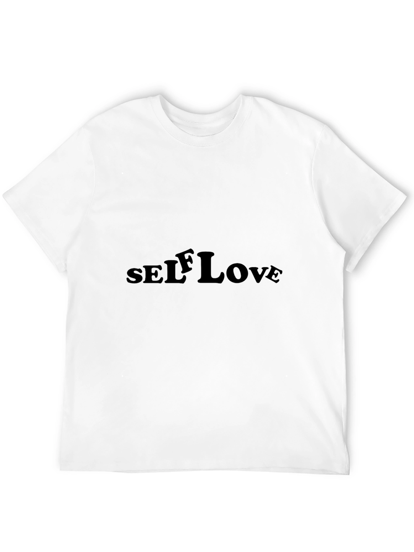 Self Love Black T-Shirt - Trendy Casual Wear