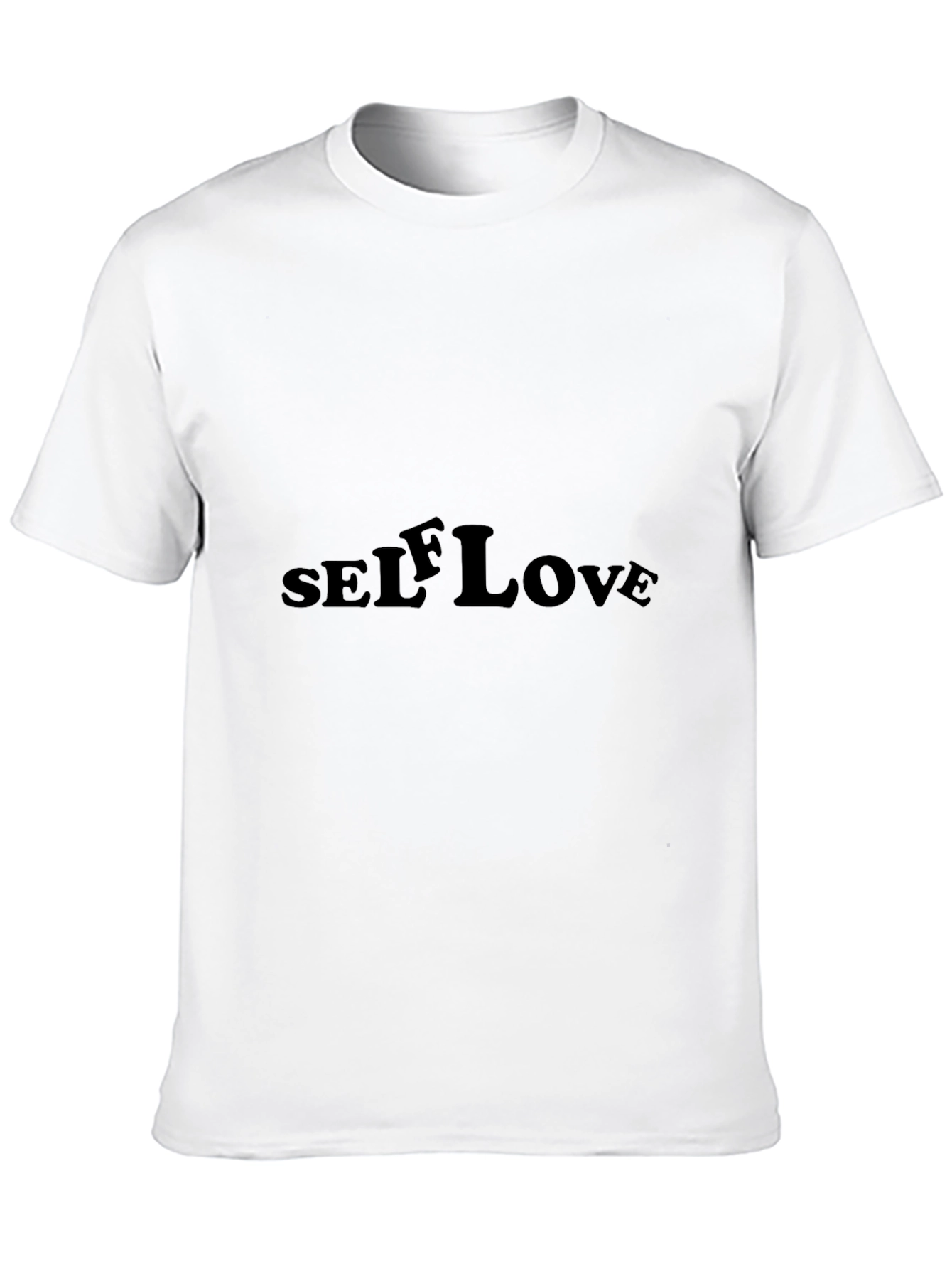 Self Love Black T-Shirt - Trendy Casual Wear