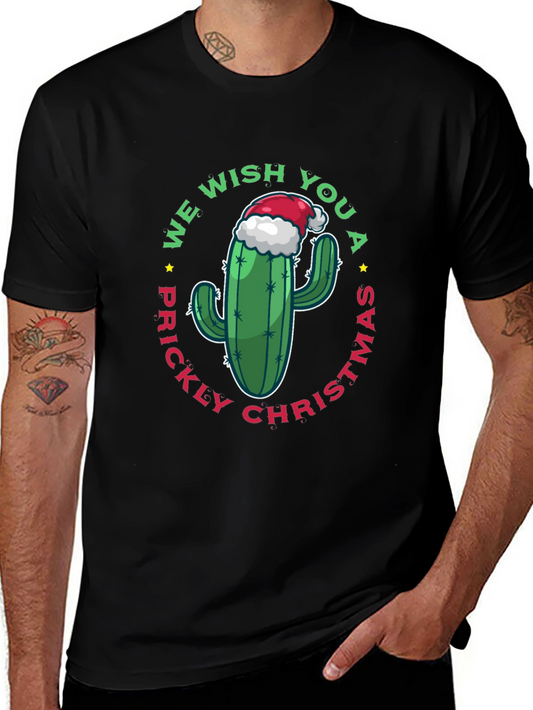 Prickly Christmas Cactus Graphic Tee