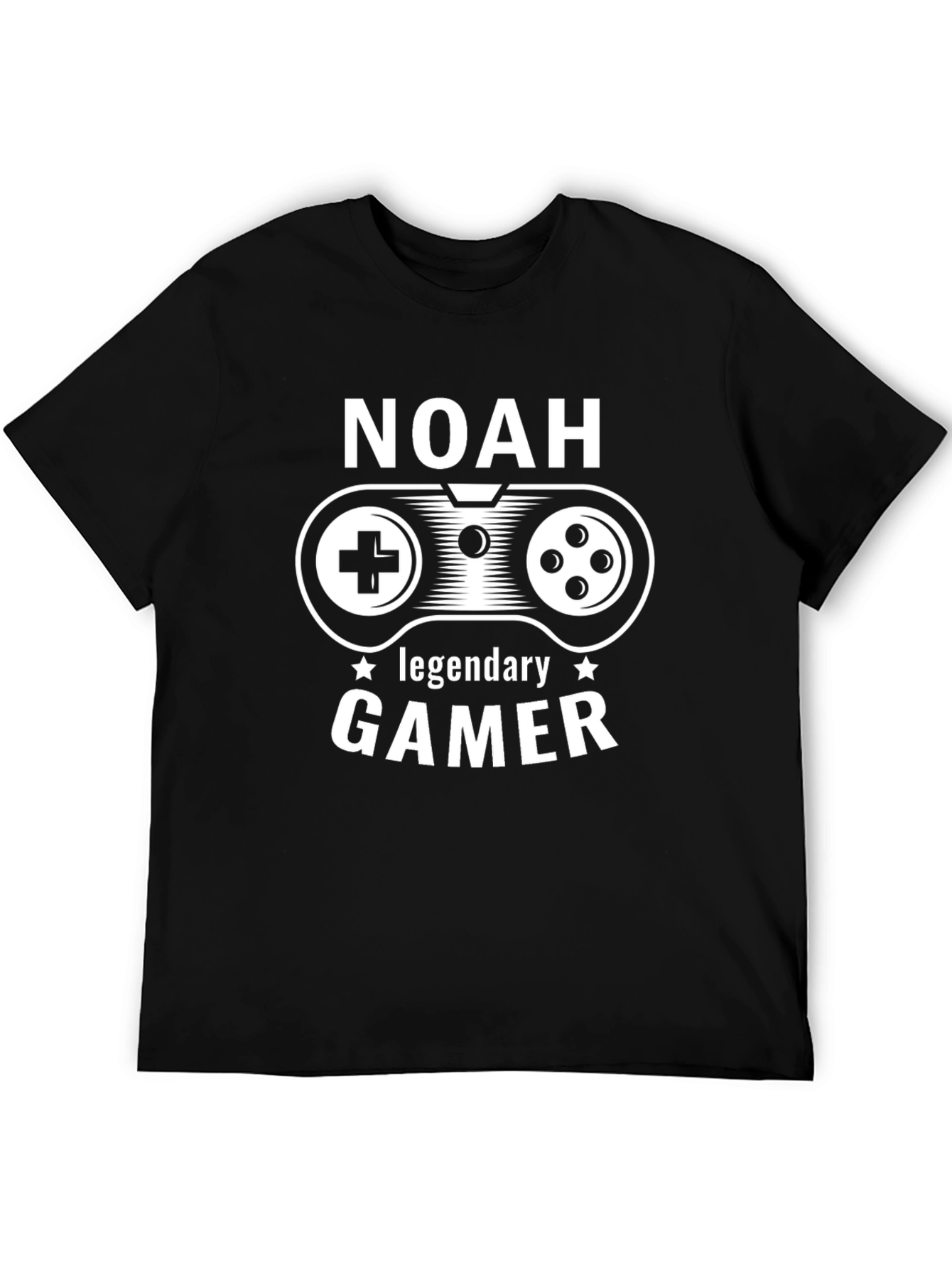 Noah Legendary Gamer T-Shirt - Black Cotton