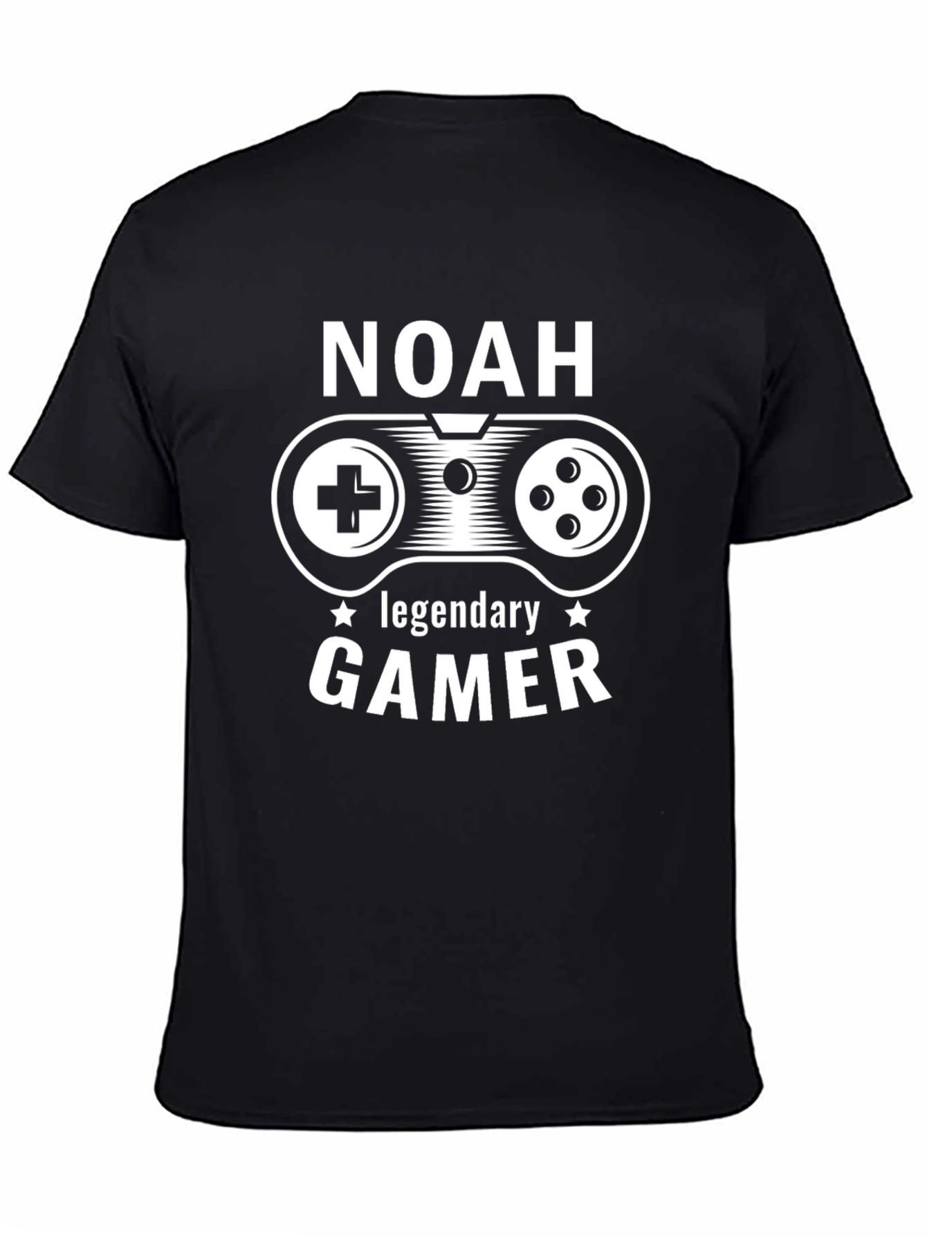 Noah Legendary Gamer T-Shirt - Black Cotton