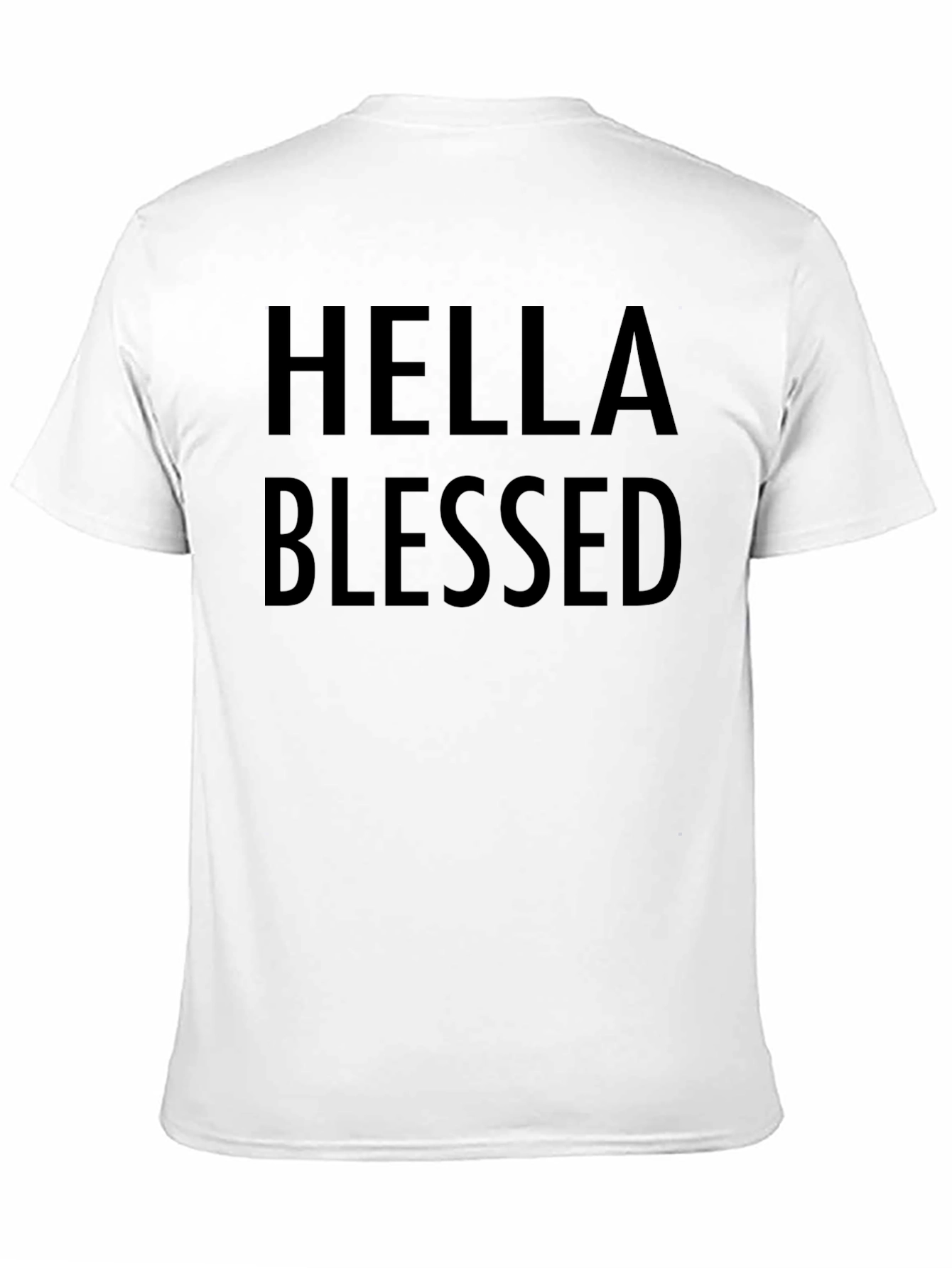 Hella Blessed Black Graphic Tee