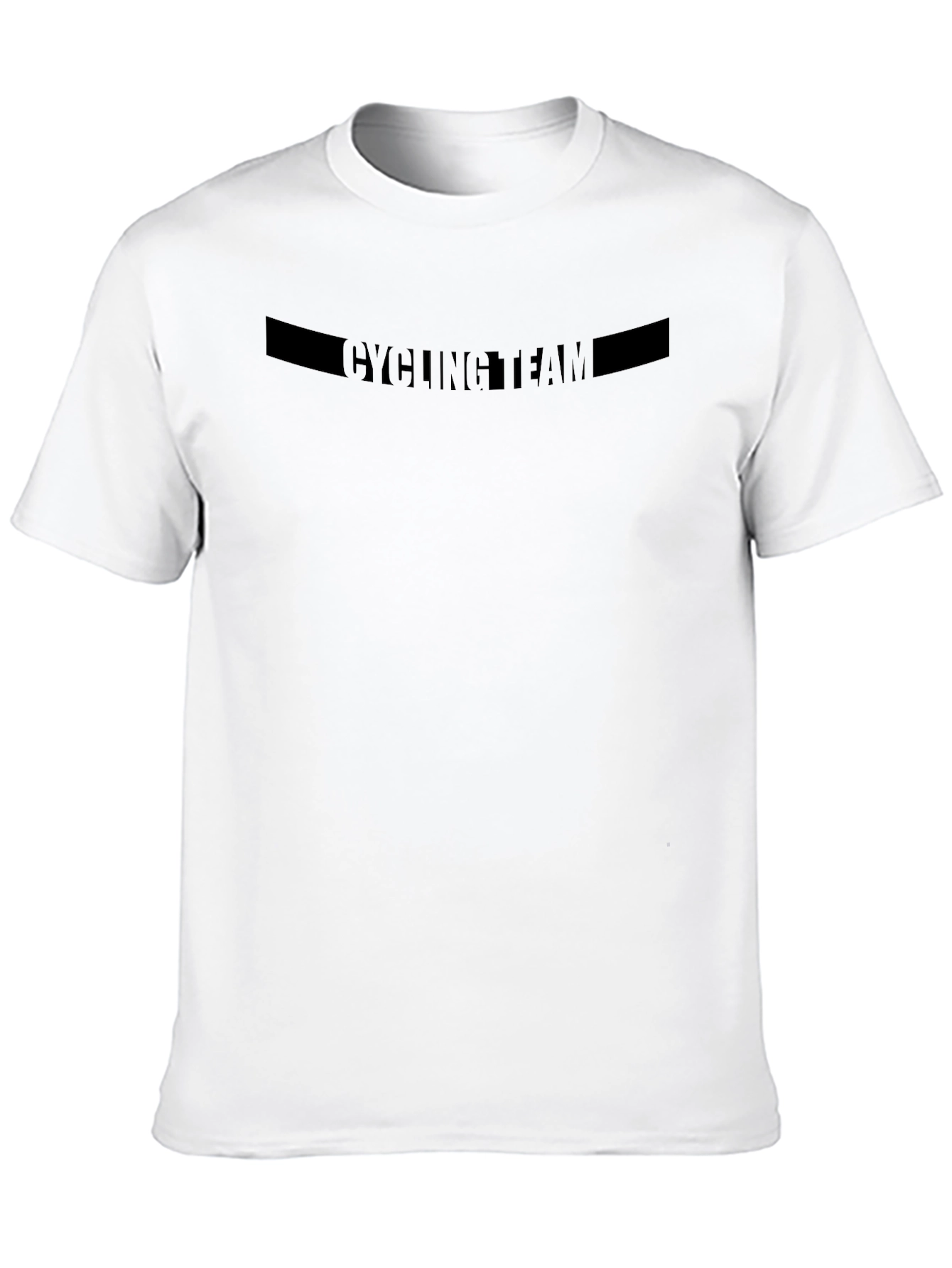 Black Cycling Team T-Shirt: Stylish & Comfortable