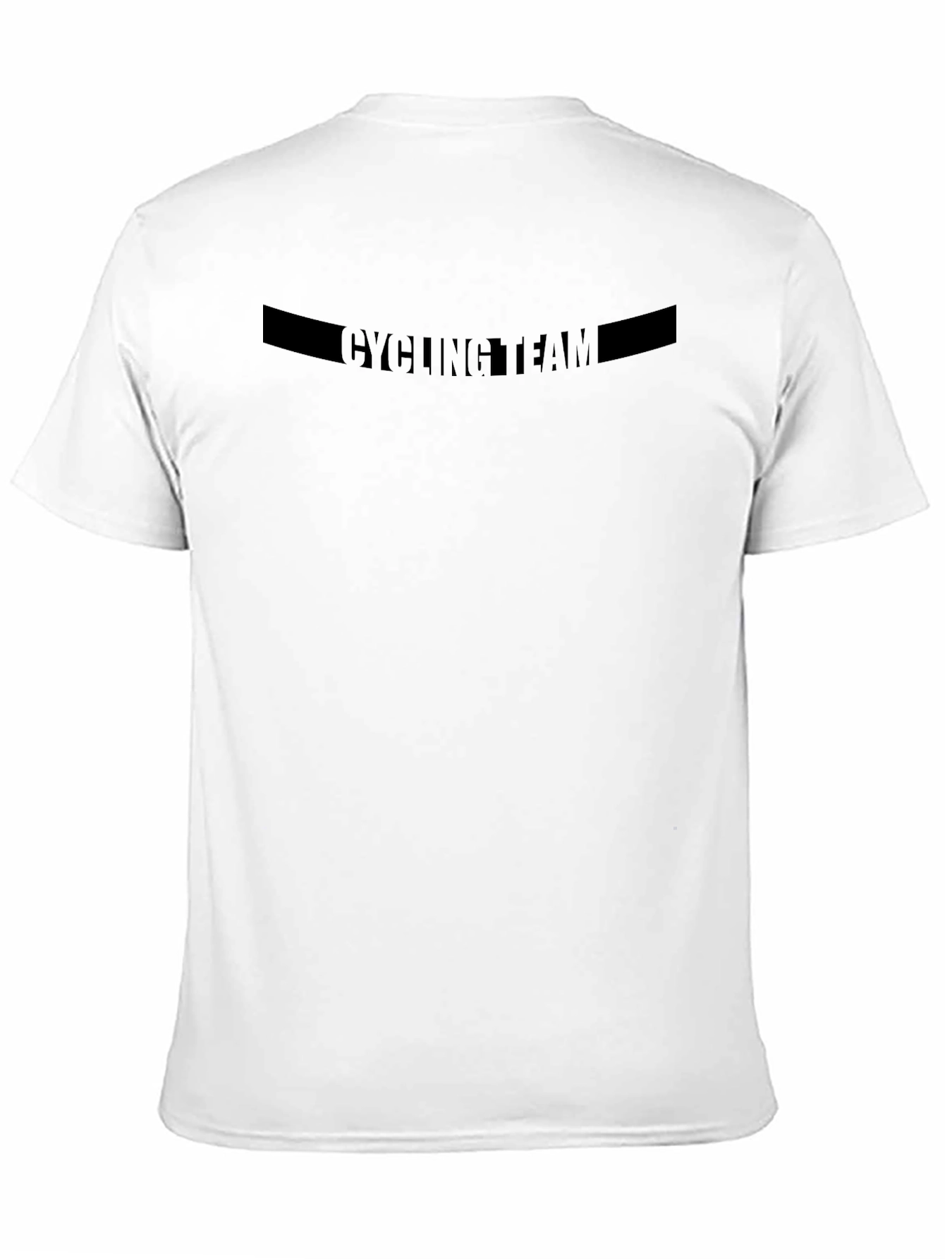 Black Cycling Team T-Shirt: Stylish & Comfortable