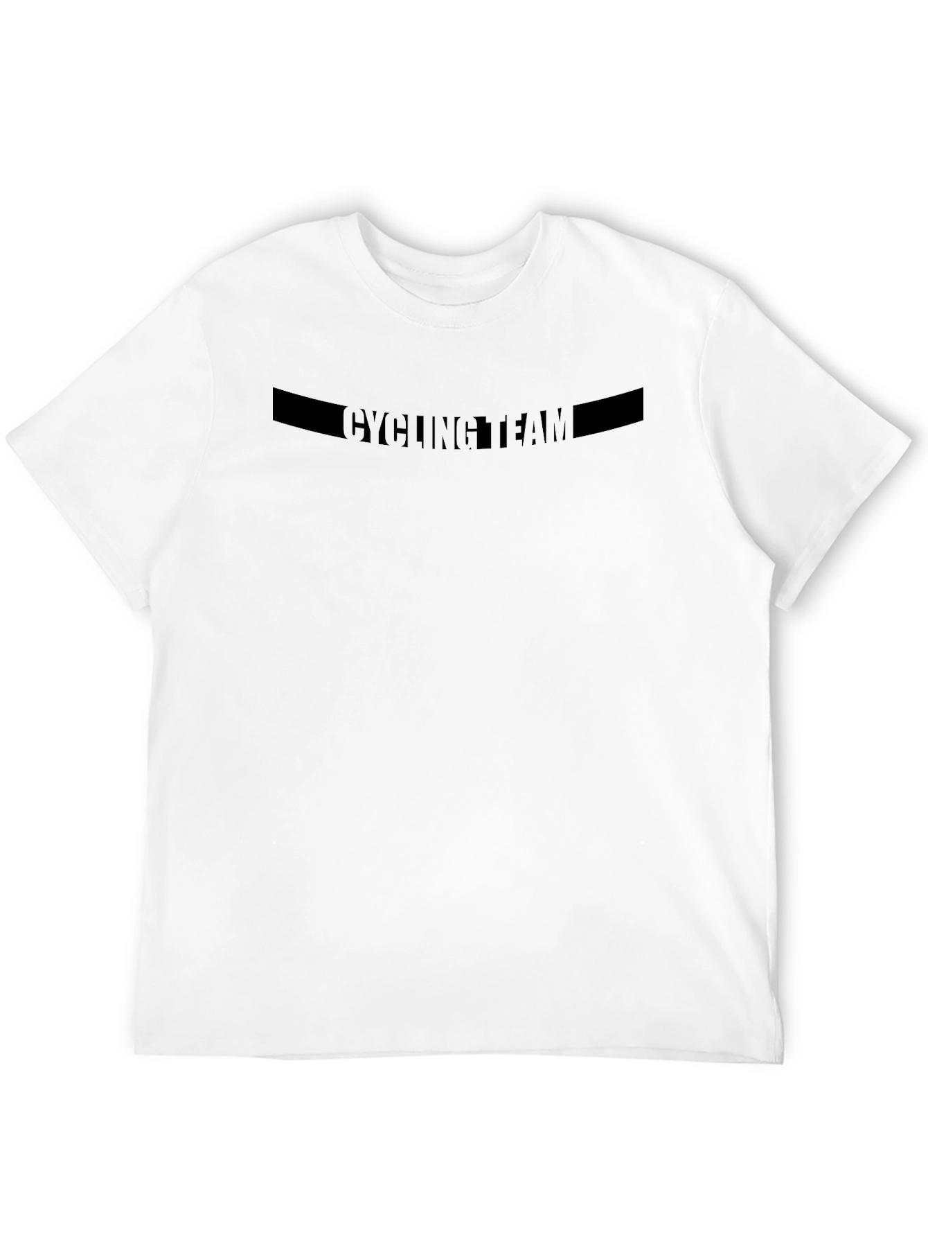 Black Cycling Team T-Shirt: Stylish & Comfortable