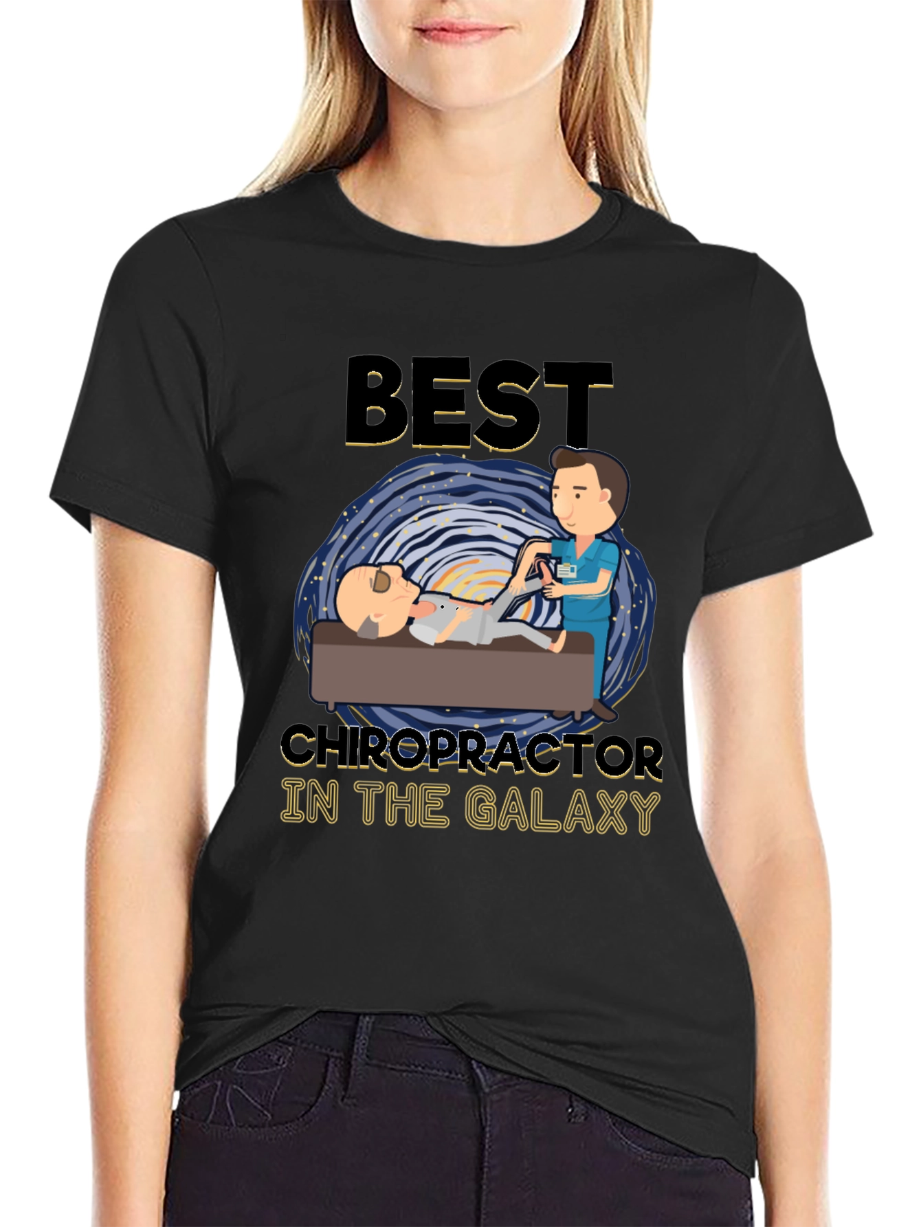 Best Chiropractor in the Galaxy Graphic T-Shirt