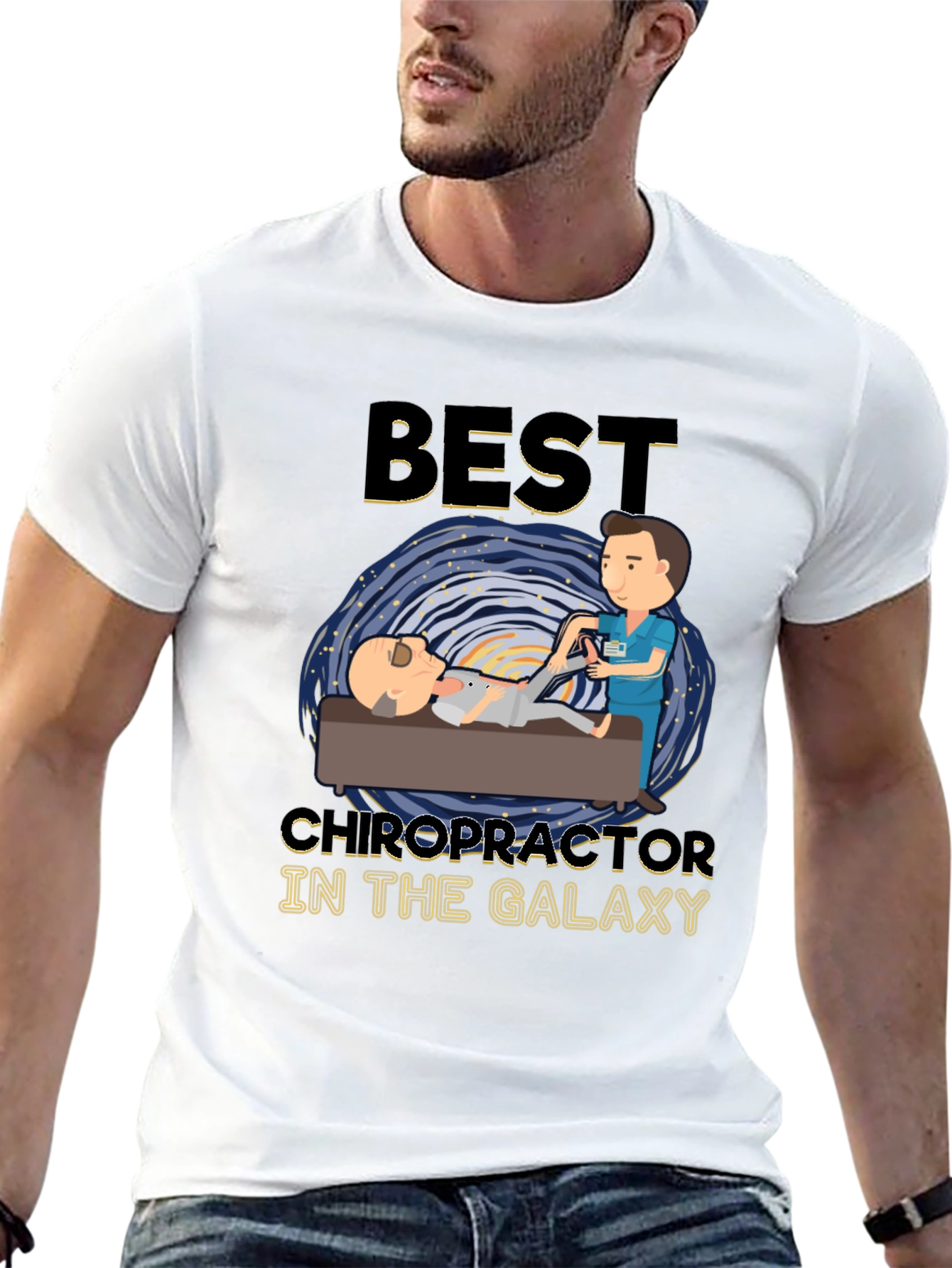 Best Chiropractor in the Galaxy Graphic T-Shirt