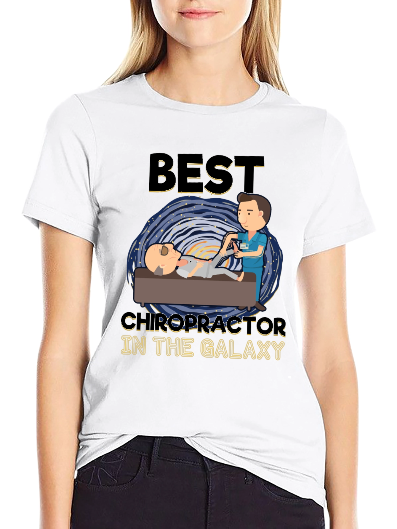 Best Chiropractor in the Galaxy Graphic T-Shirt