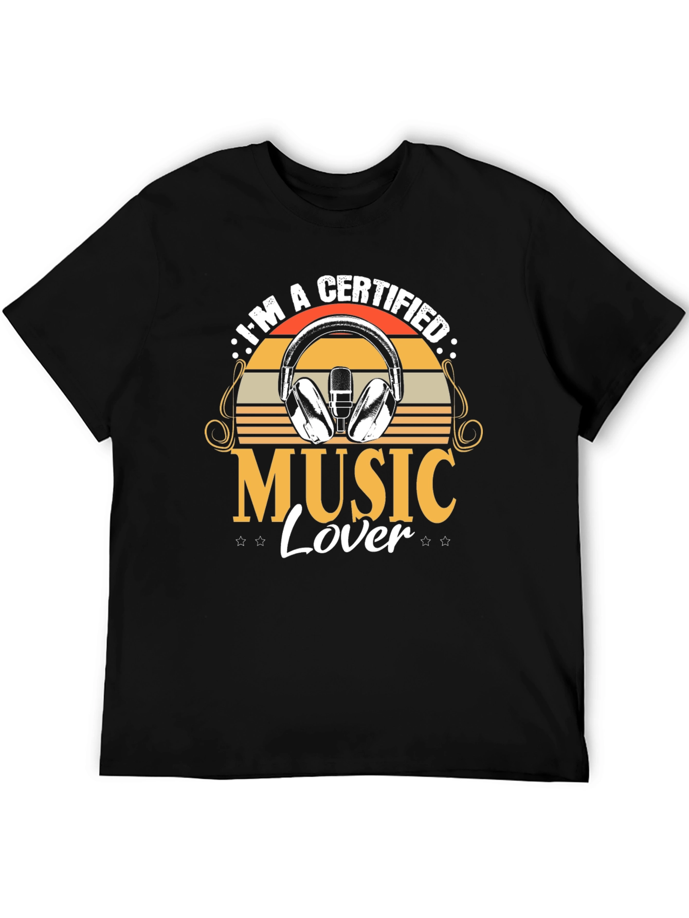 Certified Music Lover Graphic Tee