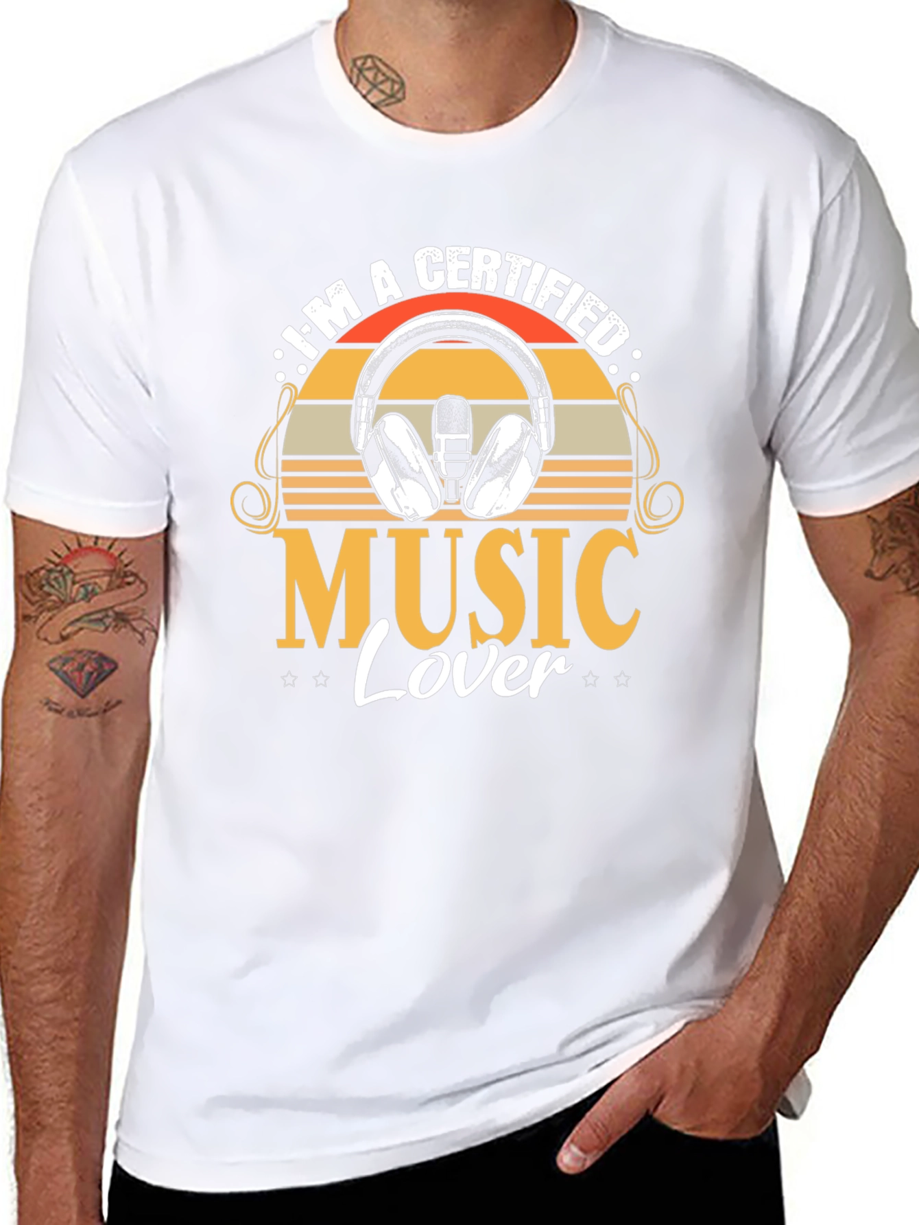 Certified Music Lover Graphic Tee