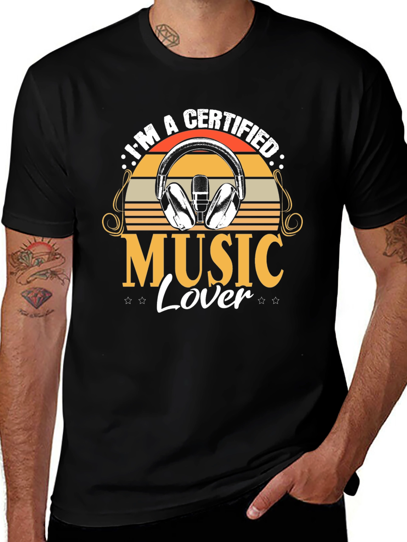 Certified Music Lover Graphic Tee