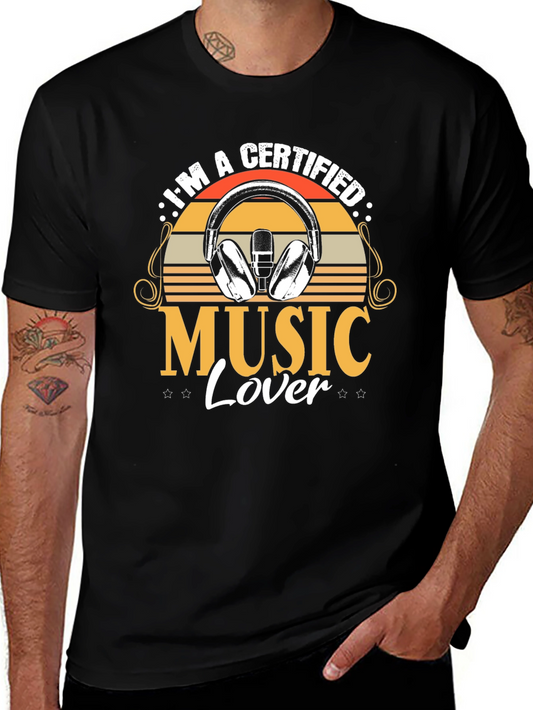 Certified Music Lover Graphic Tee