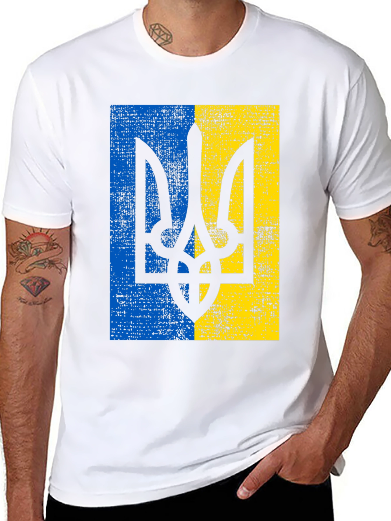 Ukraine Flag Trident T-Shirt