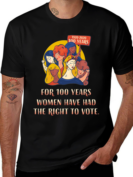 Womens Right to Vote Graphic T-Shirt